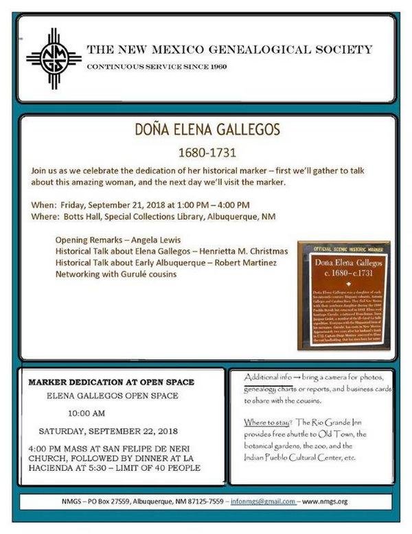 Elena Gallegos Flyer